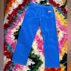 Lazy Oaf  Blue Corduroy Pants Size 32